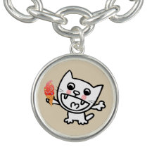 アイスクリームを食べたハッピーキャット