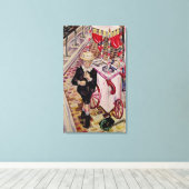 アイスクリームを食べた子ども キャンバスプリント (インサイチュ (ウッドフロア))