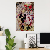 アイスクリームを食べた子ども ポスター (ホームオフィス)