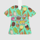 アイスクリームアイコン オーナメント (裏面)