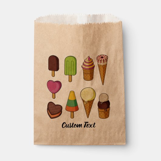 アイスクリームアイコン フェイバーバッグ (正面)