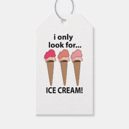 アイスクリームアイスクリームしか探さない ギフトタグ