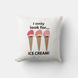 アイスクリームアイスクリームしか探さない クッション