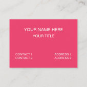 アイスクリームアイスクリームしか探さない 名刺 (裏面)