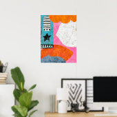 アイスクリームアフタヌーンポスターウォールアート ポスター (ホームオフィス)