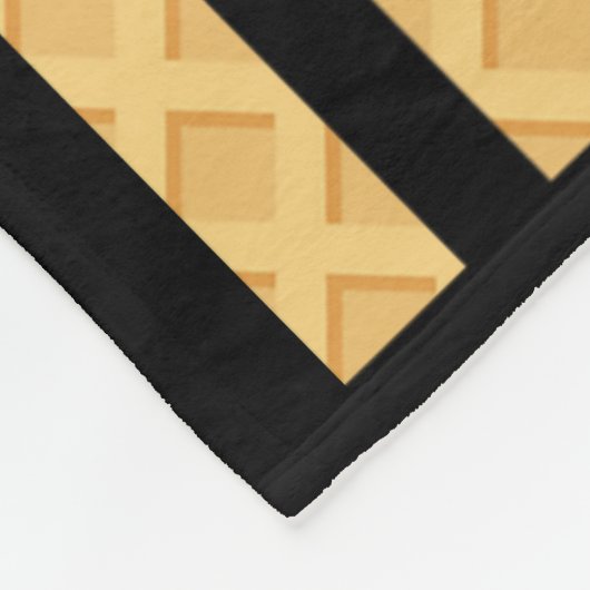 アイスクリームアメリカ国旗を滴らせる少年に点滴を売る フリースブランケット (角)