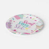 アイスクリームアンドケーキスイートサッシー6誕生日 ペーパープレート (アングル)