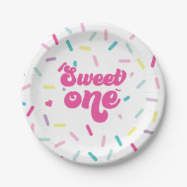 アイスクリームアンドケーキスウィートワン誕生日 ペーパープレート