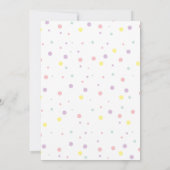 アイスクリームアンドケーキ5誕生日 招待状 (裏面)