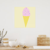 アイスクリームアート ポスター (キッチン)