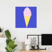 アイスクリームアート ポスター (ホームオフィス)