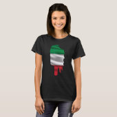 アイスクリームイタリアンフラッグPopsicle Italy Republic Day Tシャツ (正面フル)