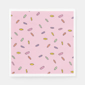 アイスクリームイベントお祝いアイスクリームザソーシャル スタンダードランチョンナプキン (正面)