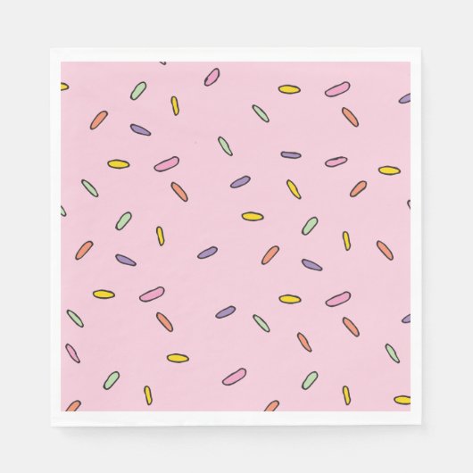 アイスクリームイベントお祝いアイスクリームザソーシャル スタンダードランチョンナプキン (正面)