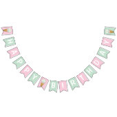 アイスクリームイベントお祝いアイスクリームザソーシャル バンティングフラッグ (全)