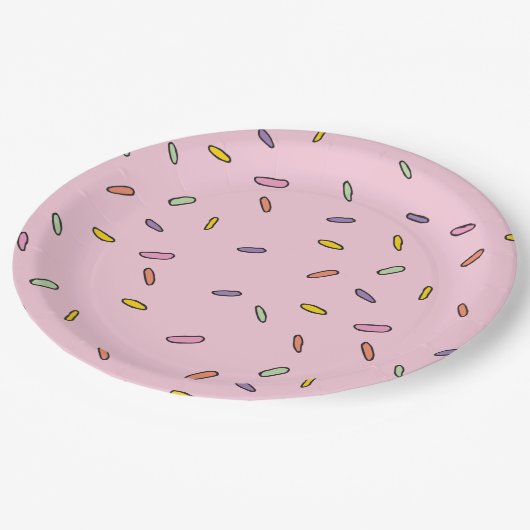 アイスクリームイベントお祝いアイスクリームザソーシャル ペーパープレート (アングル)