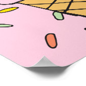 アイスクリームイベントお祝いアイスクリームザソーシャル ポスター (角)