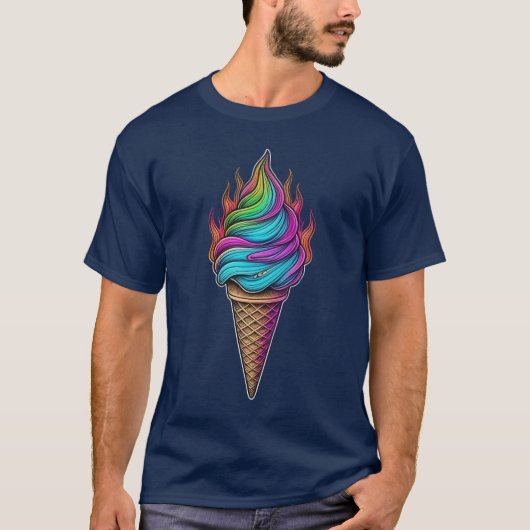 アイスクリームインフェルノ Tシャツ (正面)