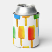 アイスクリームウォーターカラー甘いパターン 缶クーラー (缶正面)