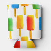 アイスクリームウォーターカラー甘いパターン 缶クーラー (裏面)