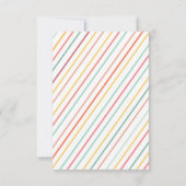 アイスクリームエビガランザ誕生日パーティーありがとう 招待状 (裏面)