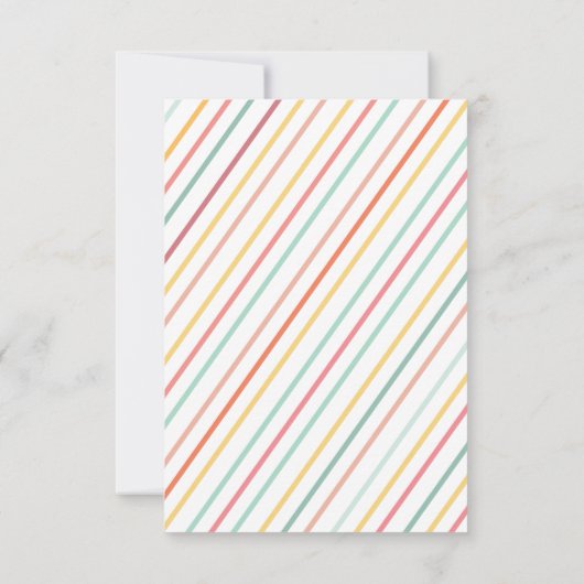 アイスクリームエビガランザ誕生日パーティーありがとう 招待状 (裏面)