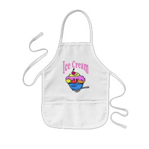 アイスクリームエプロン 子供用エプロン