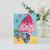 アイスクリームオンザビーチ ポストカード (スタンド正面)