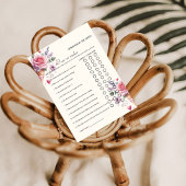 アイスクリームオーバーまたは下ブライダルシャワーゲームカード 案内状