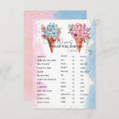 アイスクリームオールドWIvesテイルズベビーシャワーゲームカード 招待状 (正面/裏面)