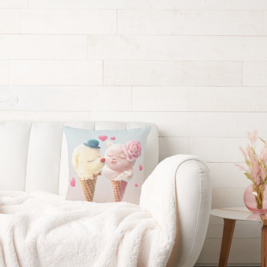 アイスクリームカップル – 最初のクリックで恋 クッション (ソファ)