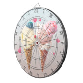 アイスクリームカップル – 最初のクリックで恋 ダーツボード (正面右)