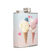 アイスクリームカップル – 最初のクリックで恋 フラスク (右)