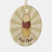 アイスクリームカップ2ボール セラミックオーナメント (右)