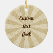 アイスクリームカップ2ボール セラミックオーナメント (裏面)