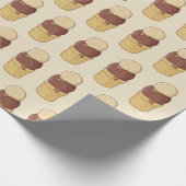 アイスクリームカップ2ボール ラッピングペーパー (角)