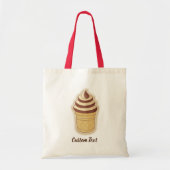 アイスクリームカップ2 トートバッグ (正面)