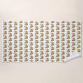 アイスクリームカップ ビーチタオル (正面)