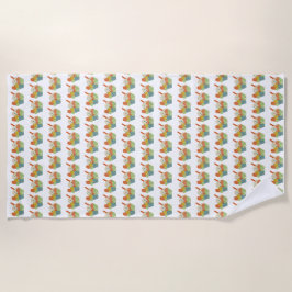 アイスクリームカップ ビーチタオル