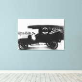 アイスクリームカンパニートラック キャンバスプリント (インサイチュ (ウッドフロア))