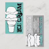 アイスクリームカールロイヤリティ ロイヤリティカード (正面/裏面)