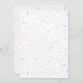 アイスクリームガールベビーシャワーパーティー 招待状 (裏面)