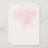 アイスクリームガールポップ・アートのベイビーシャワー準備ができている 招待状 (裏面)