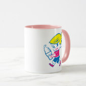 アイスクリームガールマグカップinピンク マグカップ (正面右)
