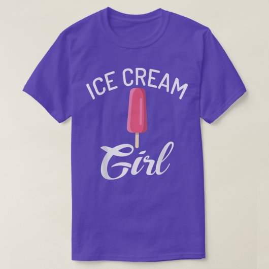 アイスクリームガール Tシャツ (デザイン正面)