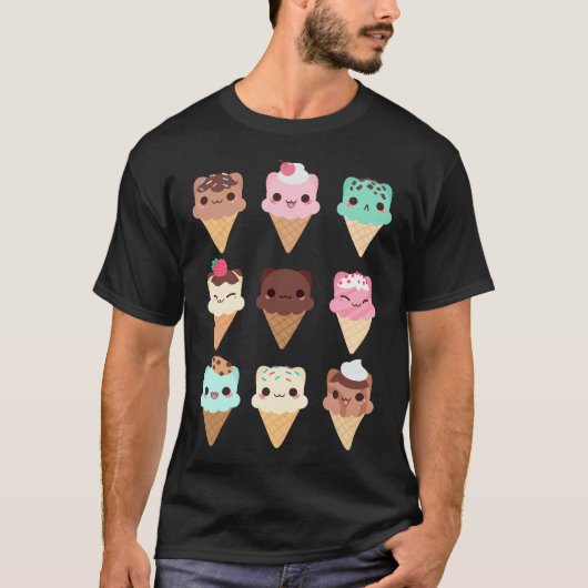 アイスクリームキテンス Tシャツ (正面)