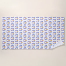 アイスクリームキャットウォーター ビーチタオル