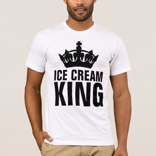 アイスクリームキングメンズパパTシャツ Tシャツ (正面)