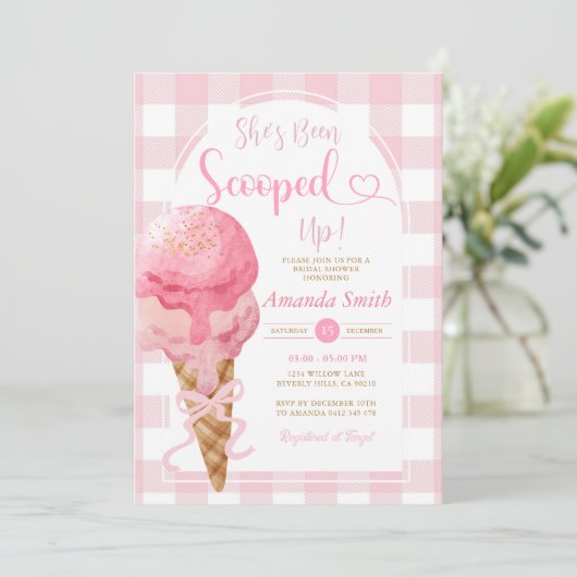 アイスクリームギンガムを掬い上げられた 招待状 (スタンド正面)