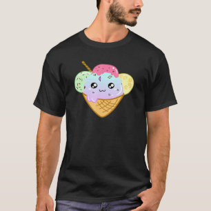 アイスクリームグッド男性へムード女性青年16 Tシャツ